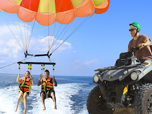 ATV Jungle Trail and Parasailing Tour