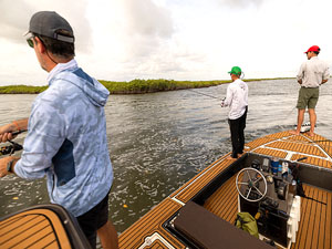 Pesca en Flat Boat