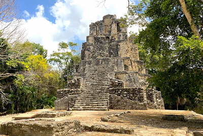 Ruinas de Muyil en Sian Kaan