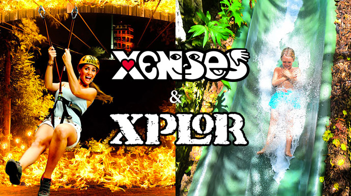 Combo tour de 2 parques en un solo dia, Xenses y Xplor Fuego