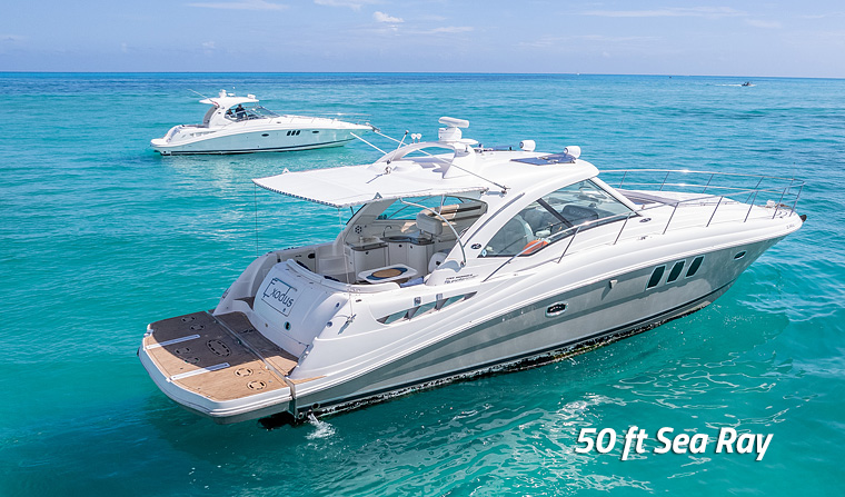 Renta Privados de Yate 50 pies Sea Ray