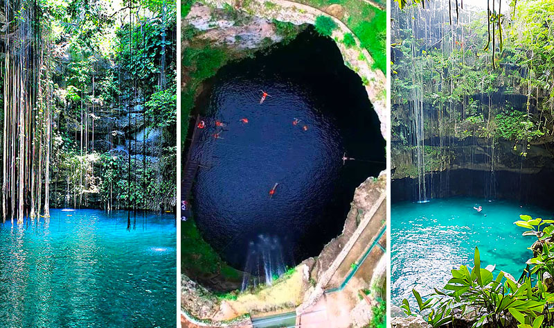 Cenotes cerca de Chichen Itza: Ik Kil, Saamal y Xcajum