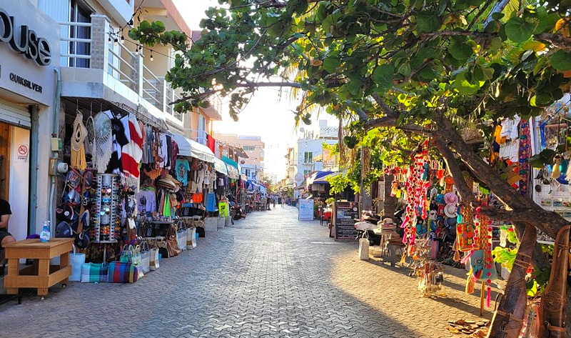 Isla Mujeres calles del centro