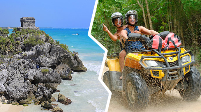 Tour combinado ATV y Ruinas de Tulum