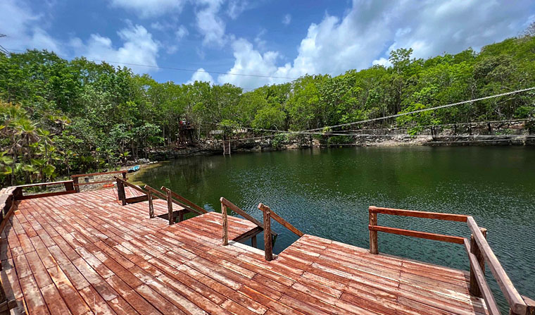 Cenote deck