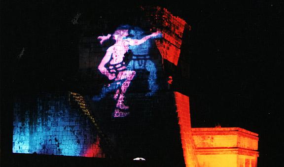 Chichen Itza light and sound