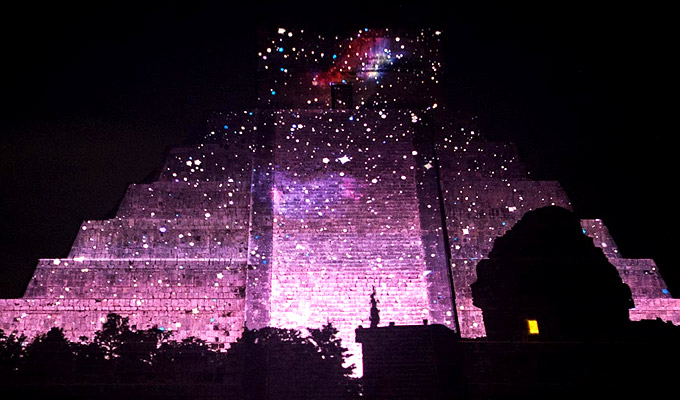 Vive Chichen Itza luz y sonido