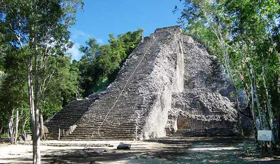 Coba Maya buildings