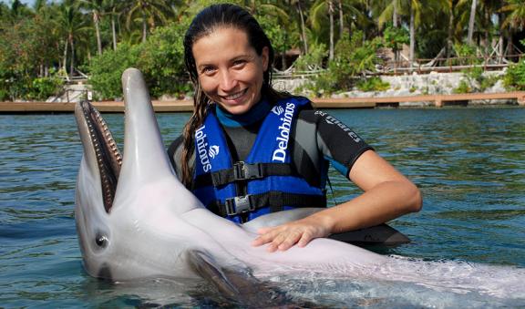 El delfin te llevara a dar un paseo 