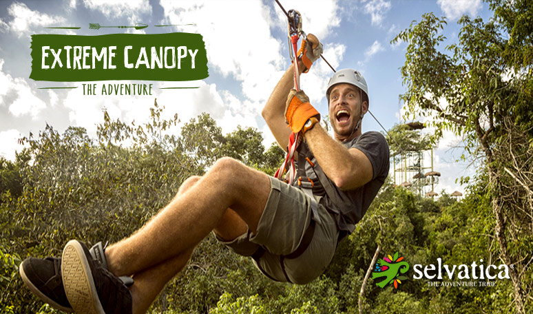 Extreme Canopy Adventure en el parque Selvatica