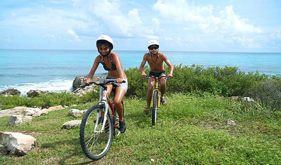 ride a bike and learn about Isla Mujeres