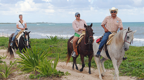 Guides during tour