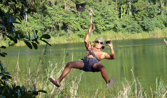 Punta laguna zipline activity