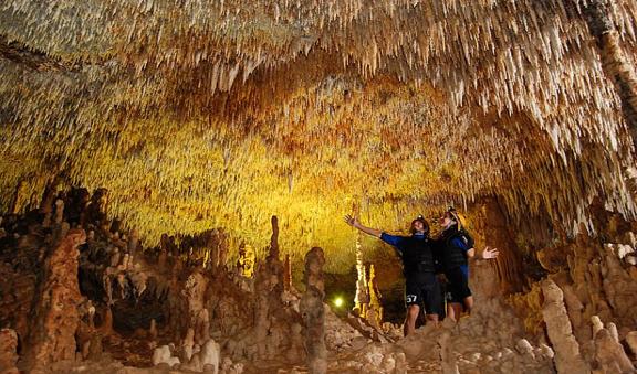 stunning underground river