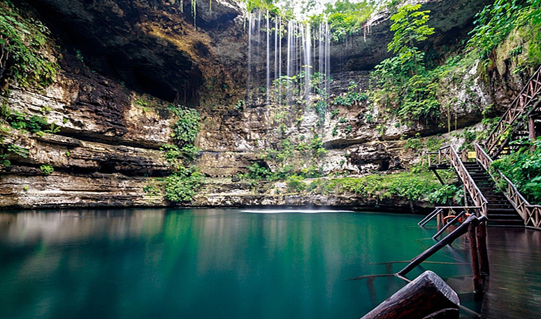 Cenote Saamal at Selva Maya Hacienda