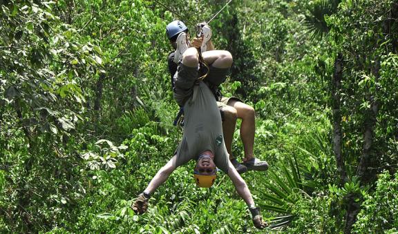 tirolesas en selvatica