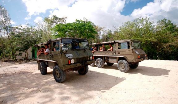 Drive an amphibious vehicles 