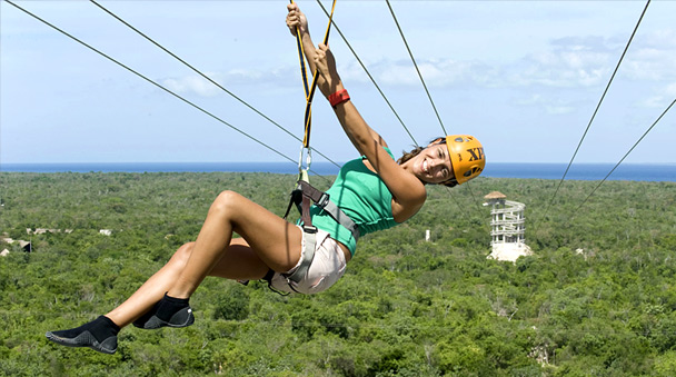 One of the higher zip lines